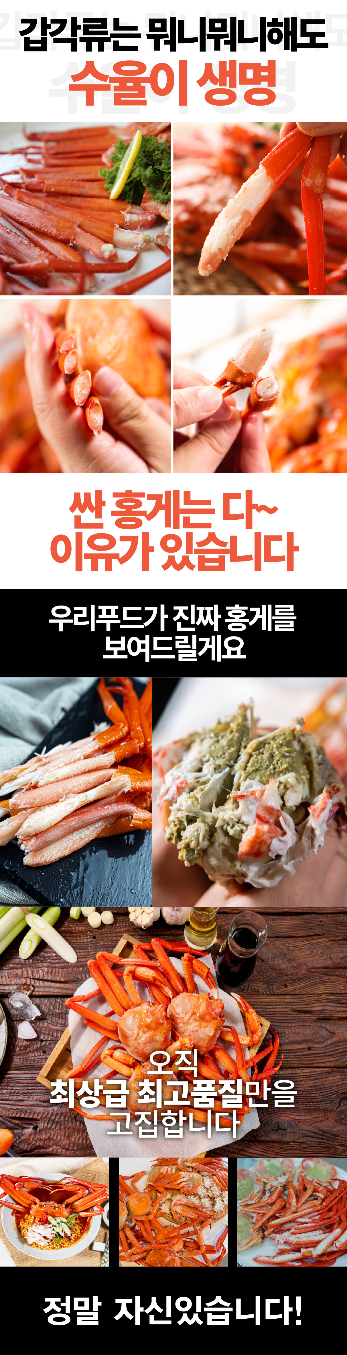 선주직송 독도 박달홍게 1kg (활/자숙 선택)