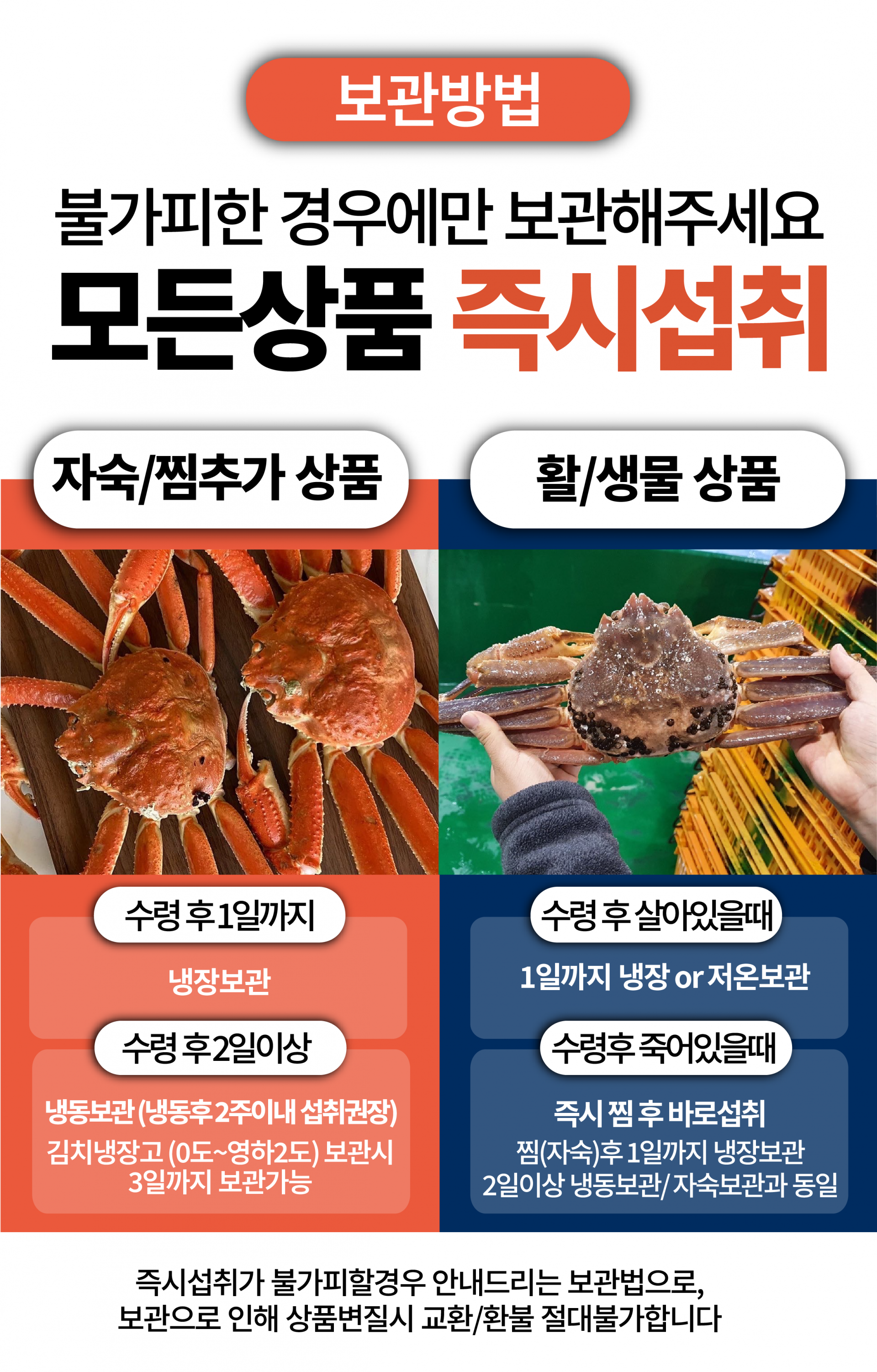 러시아대게 게딱지 몸통대게 3개 (자숙)