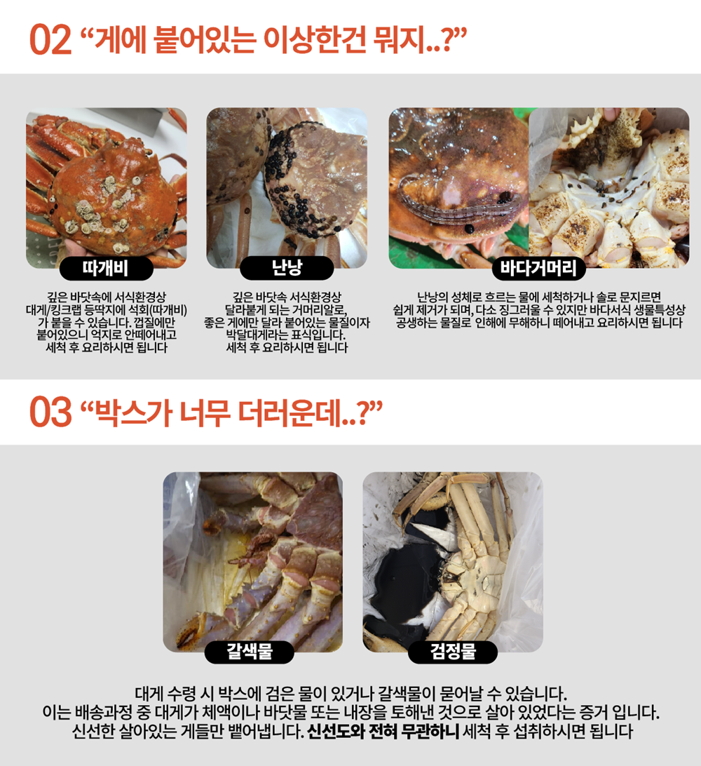 러시아 자숙대게 게다리만 1kg
