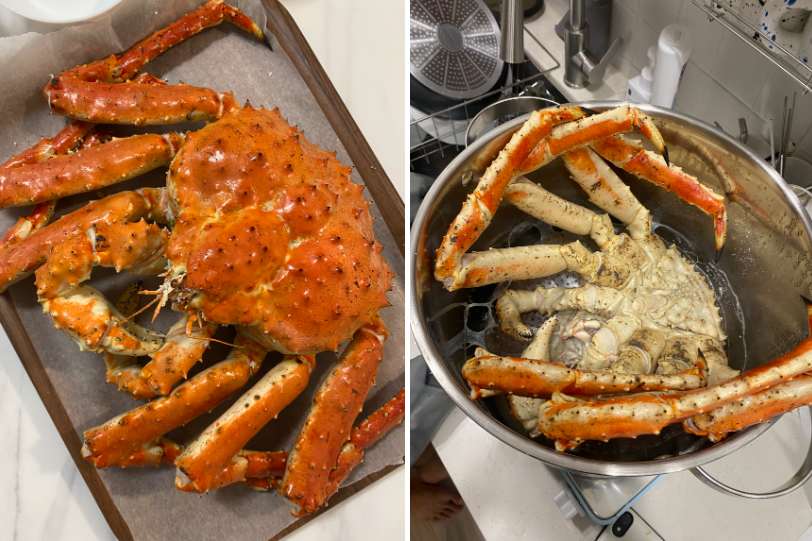 특A급 러시아 레드킹크랩 1kg (활/자숙선택)