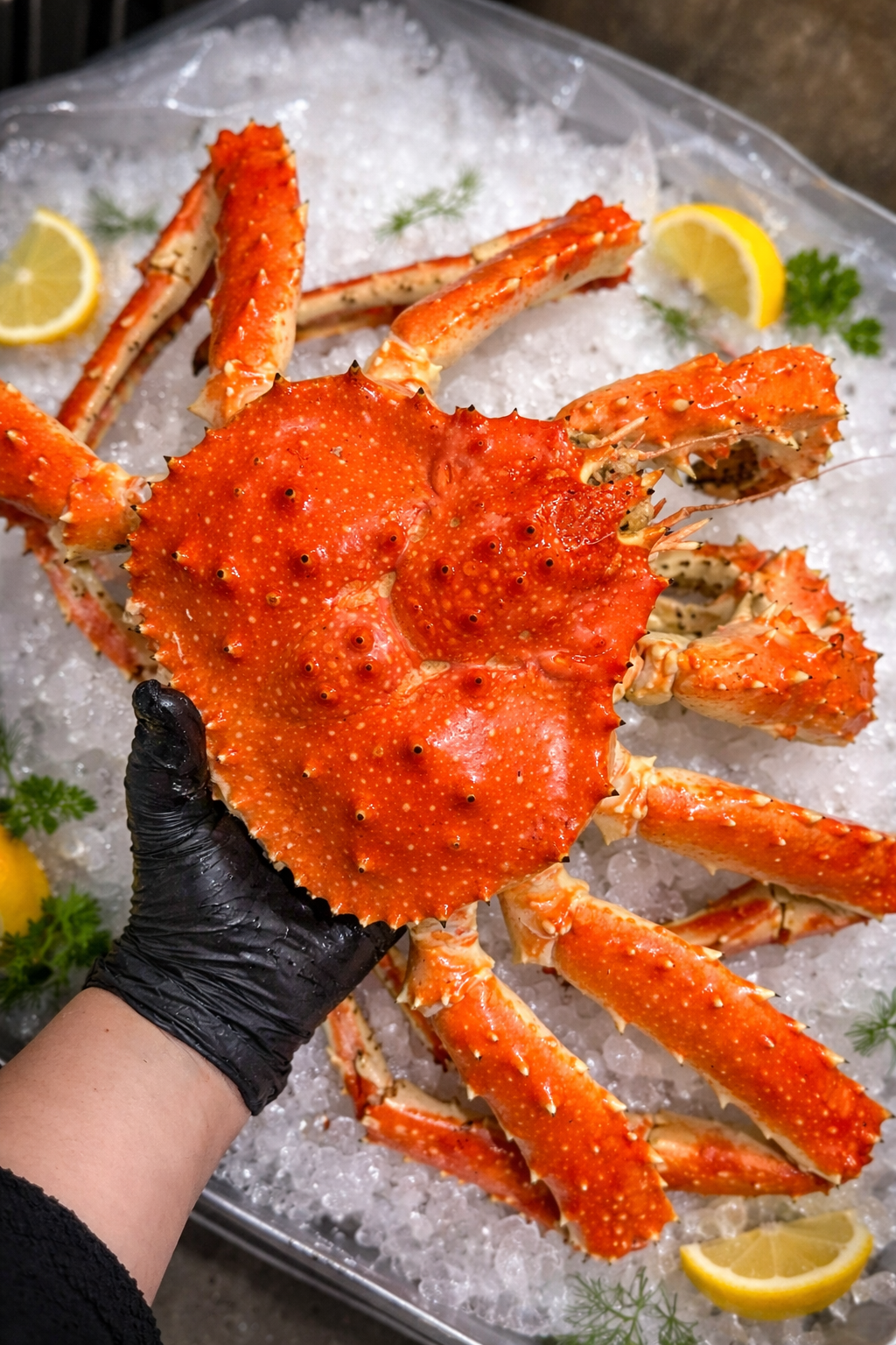 특A급 러시아 블루킹크랩 1kg (활/자숙 선택)