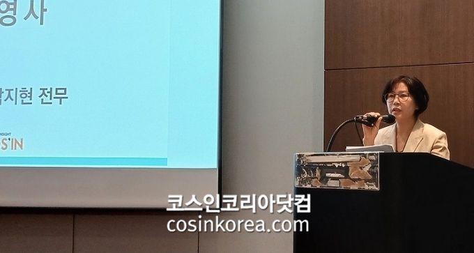 코스인 박지현 전무는 "오늘 7명의 전문가들의 해외 진출 노하우에서 '성공 로드맵'을 찾아내길 바란다"라고 인사했다.&nbsp;