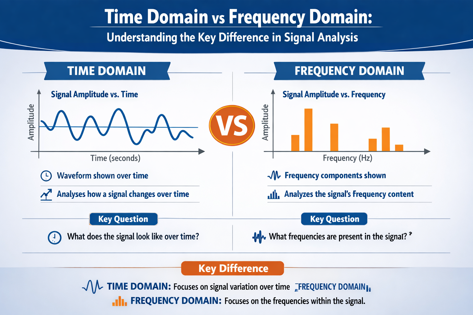 Time Domain vs Frequency Domain: Understanding the Key Difference in ...
