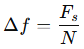 power spectrum depends on frequency resolution