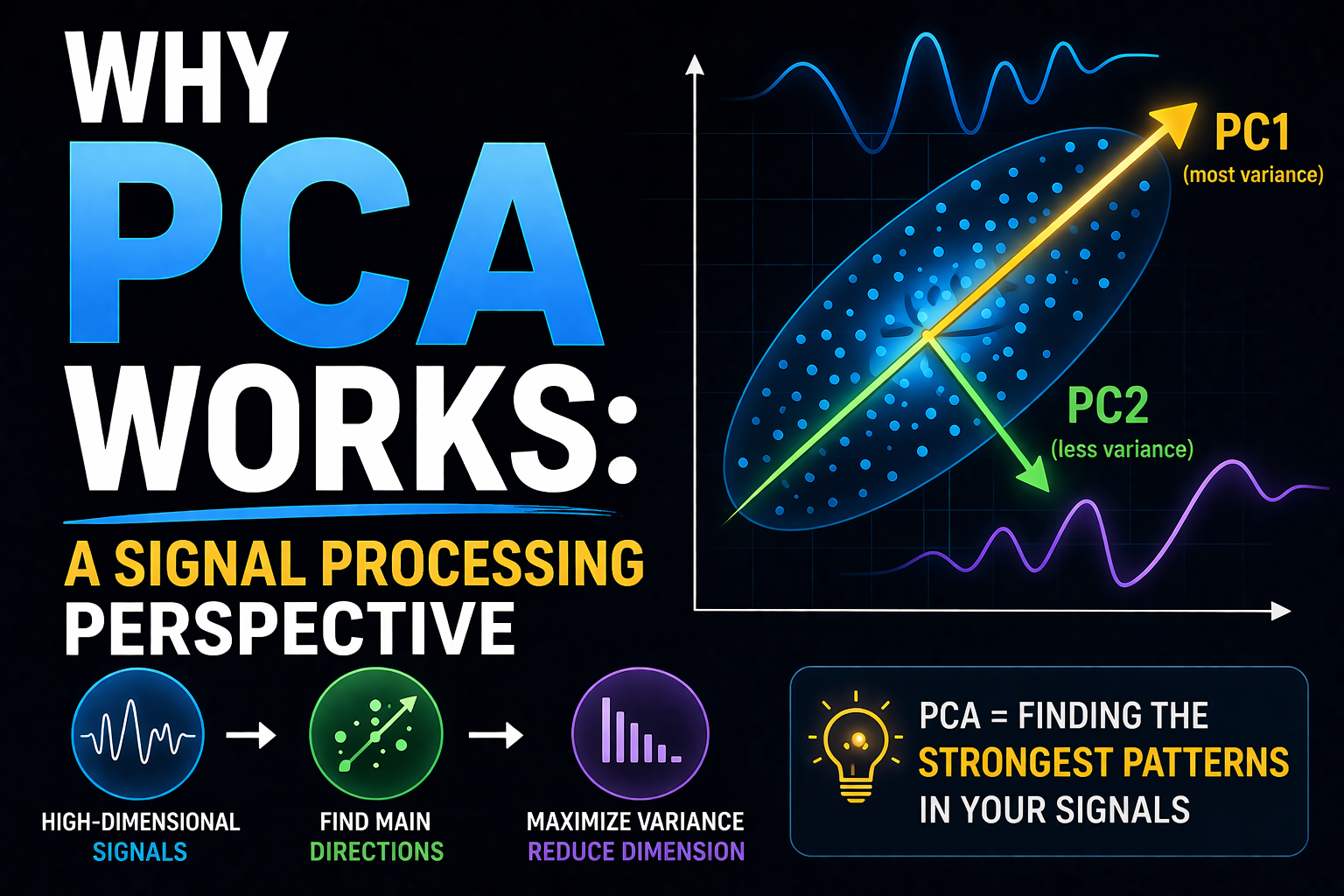 Why PCA Works: A Signal Processing Perspective