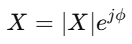 Exponential representation of complex number