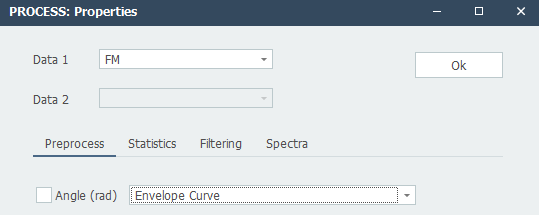 Preprocess: Envelope Curve property window to get Envelope
