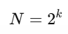 FFT is fastest when  𝑁 N is a power of two.