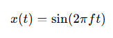 sine wave