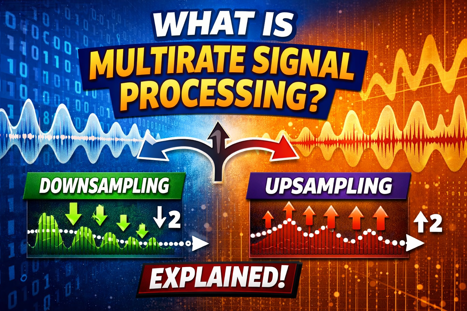 What Is Multirate Signal Processing? Downsampling and Upsampling Explained