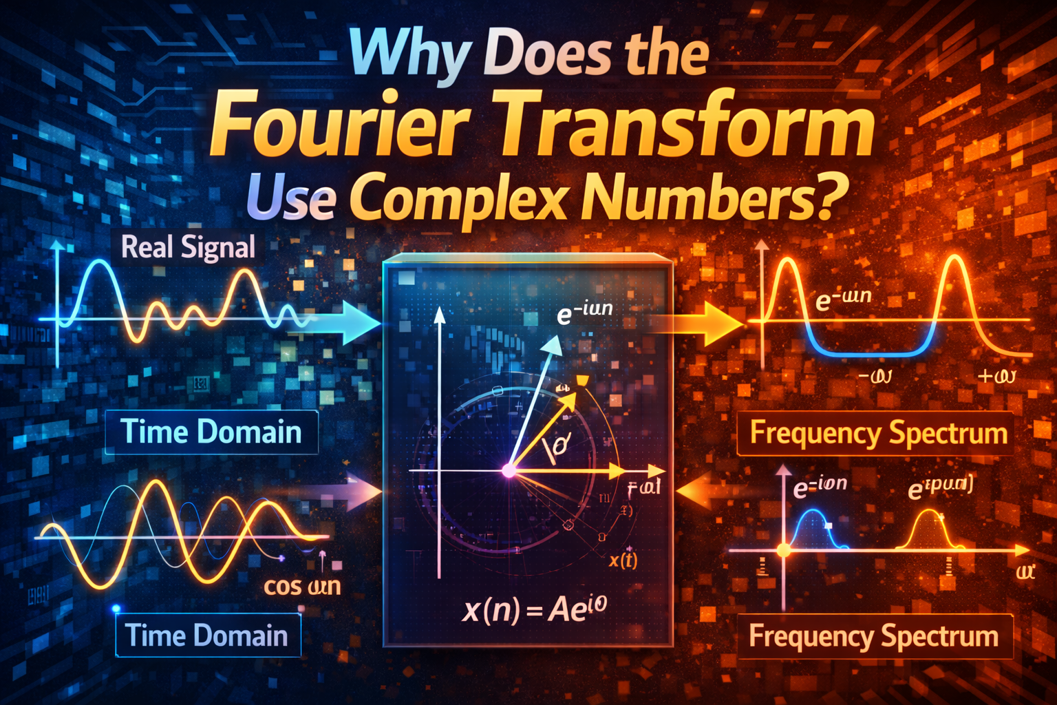 Why Does the Fourier Transform Use Complex Numbers?