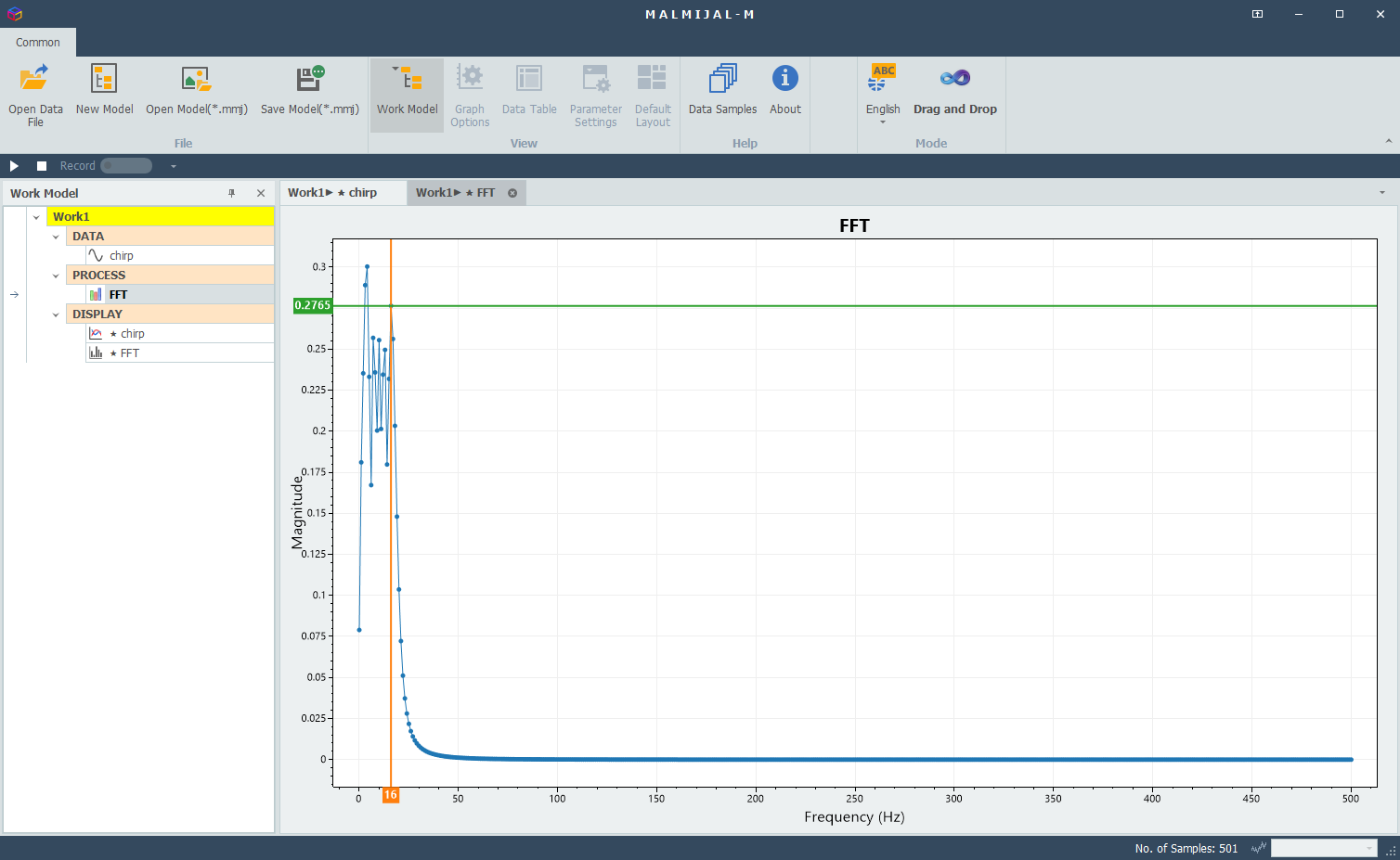 Detect peaks