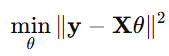 minimize squared error