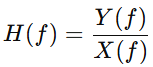 FRF (Frequency Response Function)