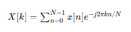 Discrete Fourier Transform (DFT)
