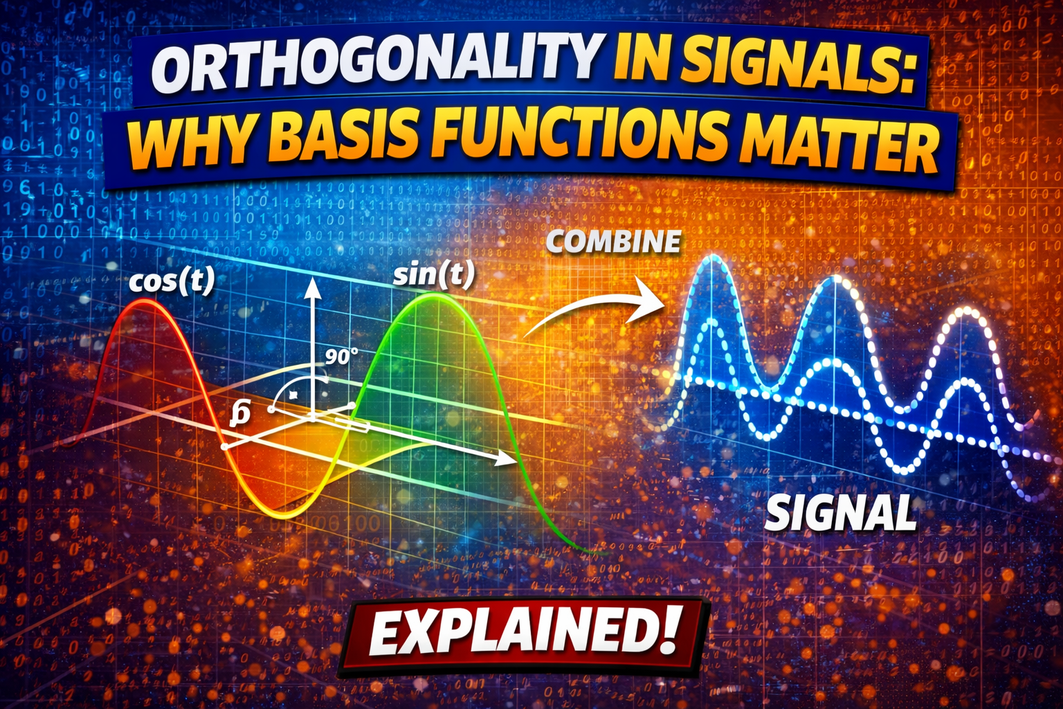 Orthogonality in Signals: Why Basis Functions Matter