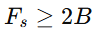 practically Fs > 2B is reasonable