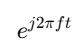 Exponetial representation
