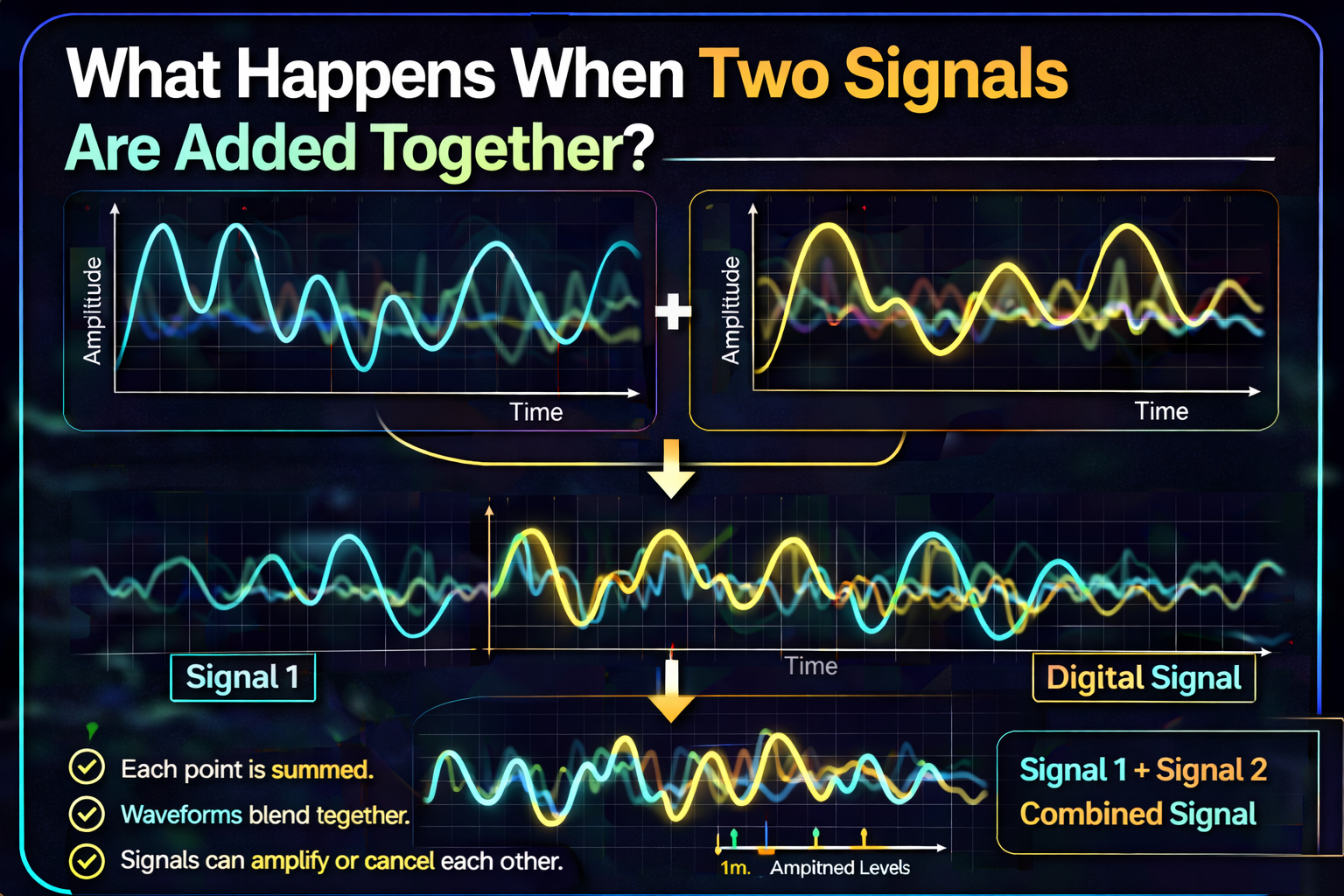 Signal Addition Graph Examples What Happens When Two Signals Are Added Together? : MALMIJAL-M Blog