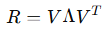 Eigen Decomposition of Covariance