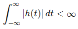 BIBO stability in continuous system