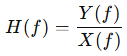 Frequency Response Function