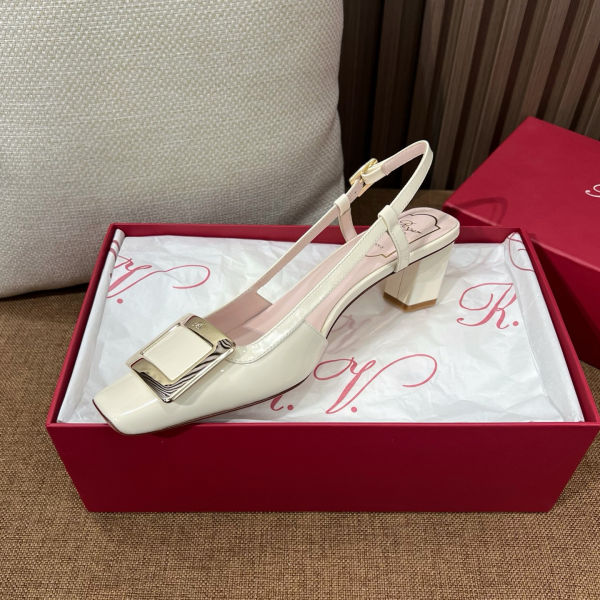 로저비비에 클래식 청키 힐 샌들 4.5cm (4color)