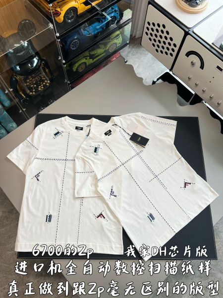 펜디 코튼 모티프 자수 티셔츠