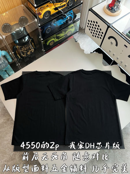버버리 체크 플래그 로고 코튼 티셔츠(3color)