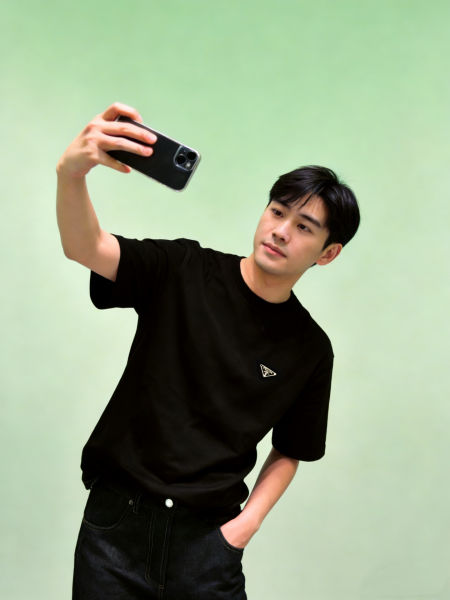 프라다 워싱 내추럴 디스트레스드 반팔티(3color)