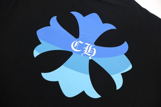 크롬하츠 블루 크로스 프린트 반팔티(2color)