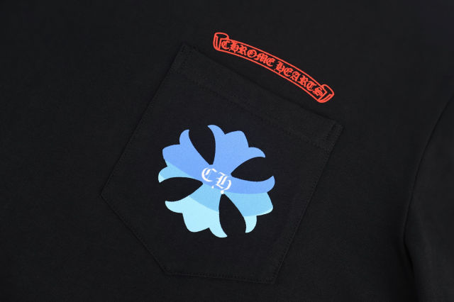 크롬하츠 블루 크로스 프린트 반팔티(2color)