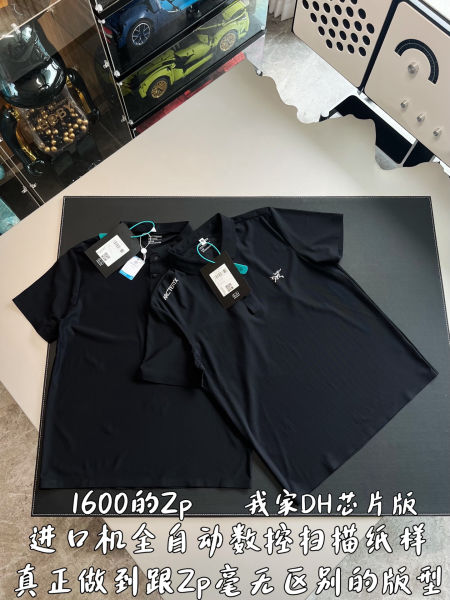 아크테릭스 블랙 폴로 반팔 셔츠(3color)
