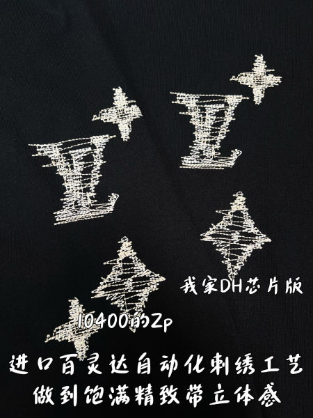루이비통 엠브로이더드 시그니처 티셔츠(2color)