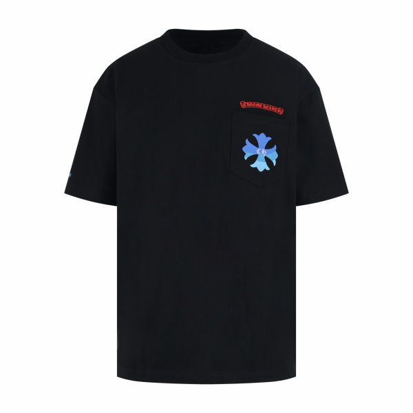 크롬하츠 블루 크로스 프린트 반팔티(2color)