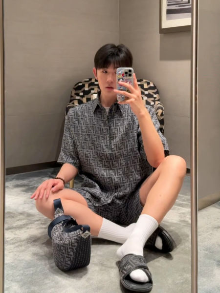 펜디 풀랭스 FF 반팔 셔츠