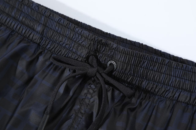 펜디 블루 더블 F 비치 쇼츠