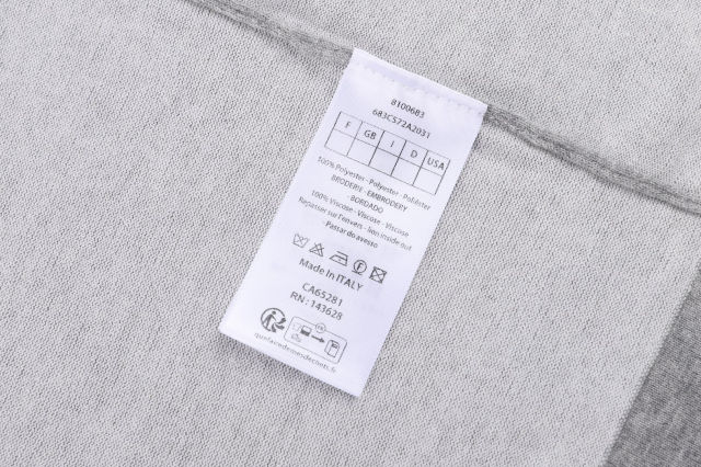 디올 자수 로고 코튼 니트 드롭숄더 반팔