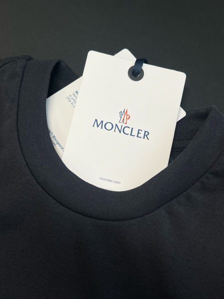 몽x레어 스트라이프 로고 코튼 티셔츠(2color)
