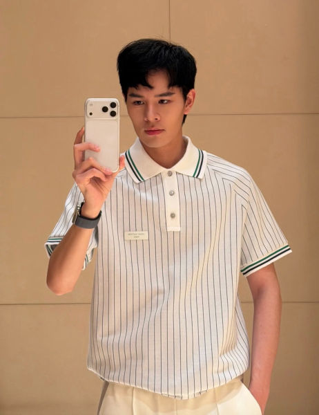 루이비통 스트라이프 니트 폴로 셔츠
