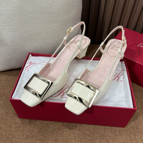 로저비비에 클래식 청키 힐 샌들 4.5cm (4color)