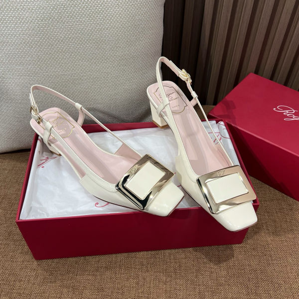 로저비비에 클래식 청키 힐 샌들 4.5cm (4color)