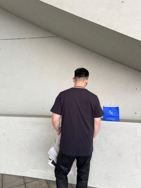 몽클레어 니트 반팔 셔츠