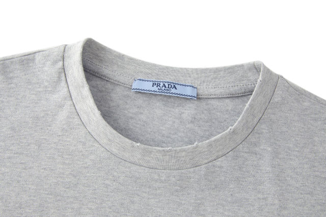 프라다 워싱 내추럴 디스트레스드 반팔티(3color)