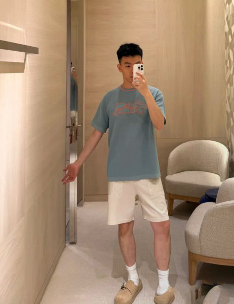루이비통 모노그램 아플리케 스토스트링 쇼츠