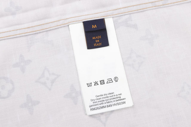루이비통 모노그램 올 오버 프린트 반팔 셔츠