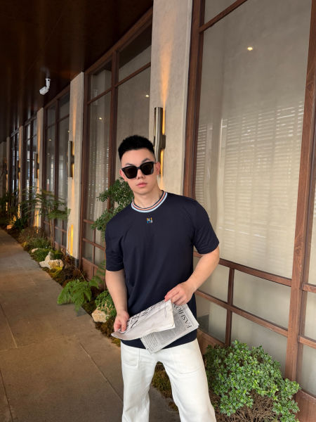 펜디 자수 반팔티