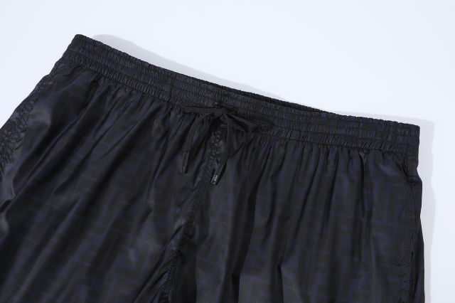 펜디 블루 더블 F 비치 쇼츠