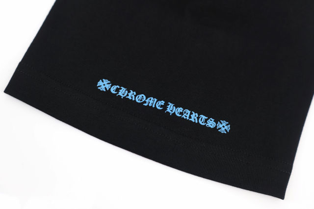 크롬하츠 블루 크로스 프린트 반팔티(2color)