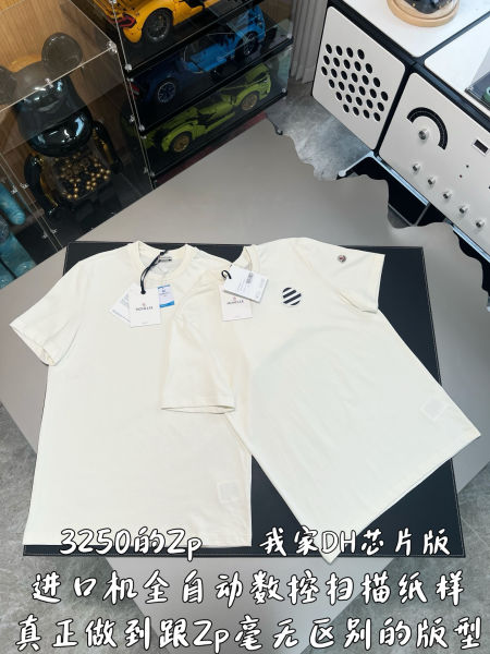몽x레어 스트라이프 로고 코튼 티셔츠(2color)
